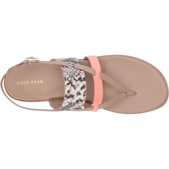 🤎Cole Haan🤎Finley Grand Sandal, size 7.5, Python Multi Print - Picture 6 of 17